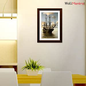 wallmantra Acrylic Travel Ship Voyage Travel Framed Wall Painting ...