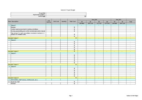 Image result for Project Budget Template Excel