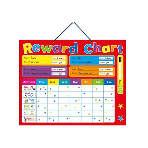 Buy Buddy & Barney | Magnetic Reward Star Chart for kids - Extra Large ...