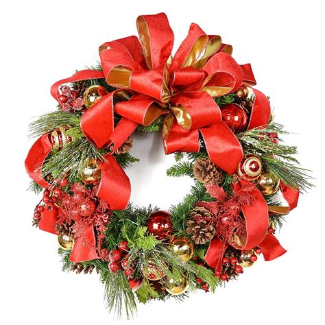 Christmas Wreaths for the Front Door - Christmas Time Treasures