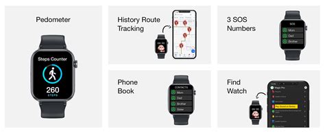 sekyo kids smart watch with pedometer history route tracking