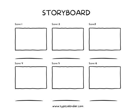 Image result for Free Printable Storyboard Example