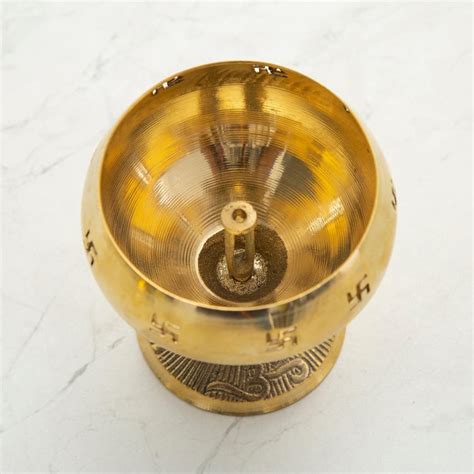 Buy Corsica Mystic India Metal Diya Holder from Corsica by Home Centre ...