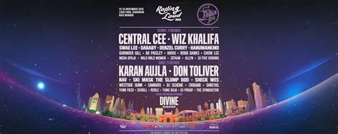 Rolling Loud India 2025 Announces Wiz Khalifa, Central Cee, Karan Aujla ...