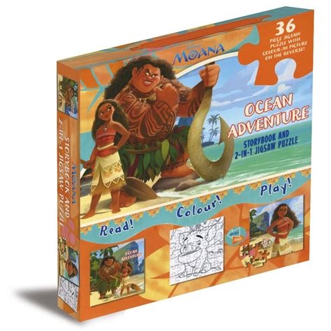 Disney Moana Ocean Adventure: Storybook and 2-in-1 Jigsaw Puzzle ...