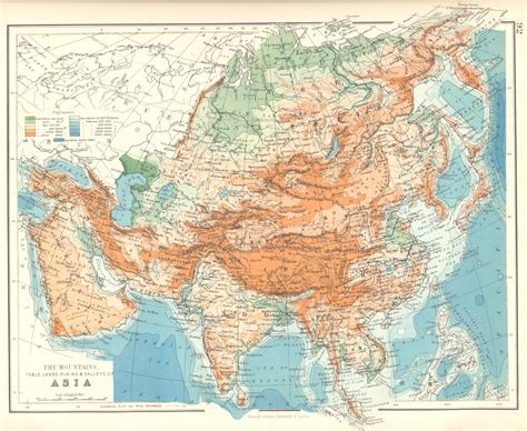Map Of Mountains In Asia