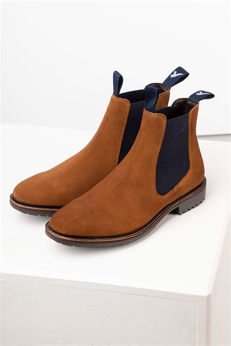 Men's Suede Chelsea Boots UK | Rydale
