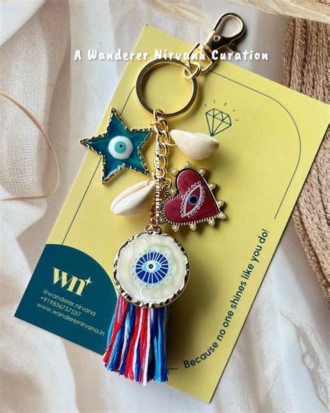 Eye of Good Fortue Boho Bagcharm – Wanderer Nirvana