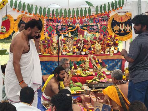 Flower Mound Hindu Temple Groundbreaking Ceremony and Bhoomi Puja on ...