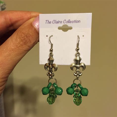 Emerald drop The Claire Collection | Drop earrings, Claire, Earrings