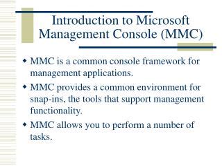 MMC Console Tutorial 的图像结果