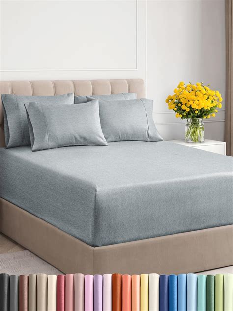 Amazon.com: Extra Deep Queen Sheet Set - 6 Piece Breathable and Cooling ...