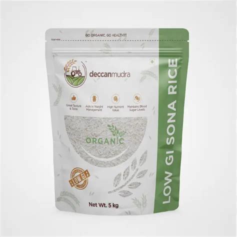Organic Low GI Raw Rice, tastes like sona masoori – deccanmudra