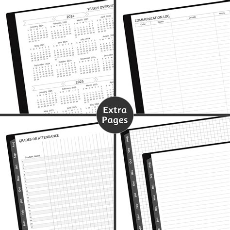 GoiUnlt Teacher Planner 2024-2025, AUG. 2024 – JUL. 2025, India | Ubuy