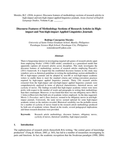 Image result for Research Paper Methodology Example