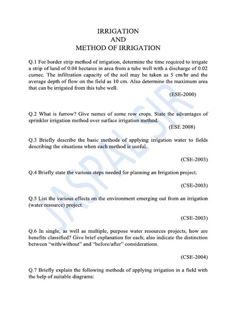 Image result for Types of Irrigation Project PDF