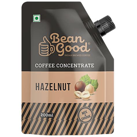 Buy Bean Good Flavoured Coffee Concentrate - Hazelnut, 100% Pure Blend ...