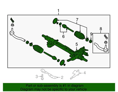 2014-2016 Infiniti Q50 Steering Gear 49001-4GB1A | Faulkner Infiniti of ...