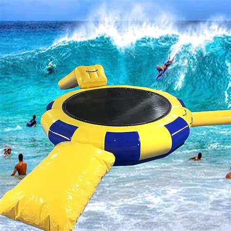 Inflatable Water Trampoline, Lake Trampoline, Slide Water Trampoline ...