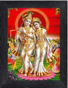 pnf Radha kishna Religious Frame with Acrylic Sheet for Worship ...