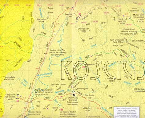 Mount Kosciuszko Map