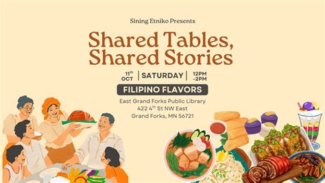 Shared Tables, Shared Stories: Filipino Flavors, The East Grand Forks ...