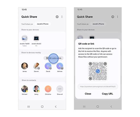 Quick Share | Apps and Services | Samsung India
