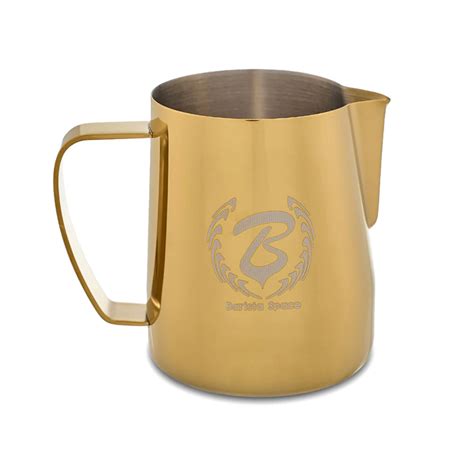 Barista Space Gold Milk Pitcher for Latte Art | BG India – Brewing ...