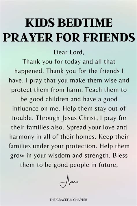 Bedtime prayers for kids – Artofit