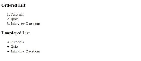 How to Use CSS Lists 的图像结果