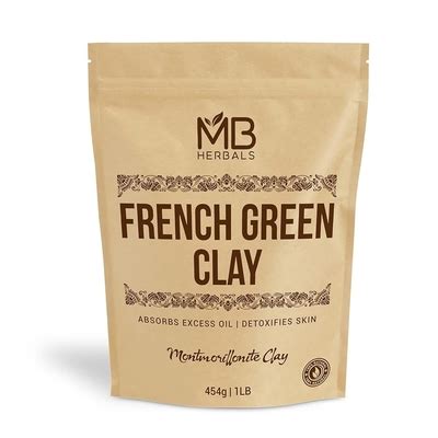 MB Herbals French Green Clay 1 lb | 16 oz One Pound India | Ubuy