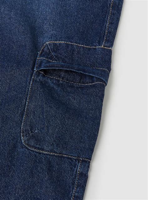 Buy Boys Washed Cargo Jeans Online at just Rs. 999.0 - 1000015339692 ...