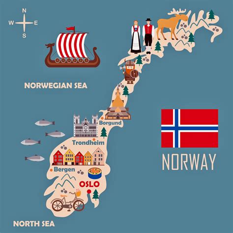Norway tourist attractions map | Mattgrangerphotography.com