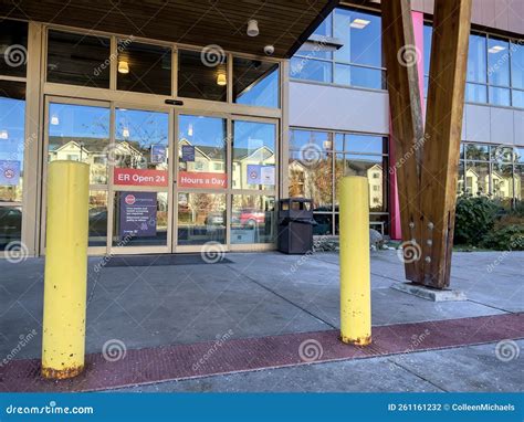 Everett, WA USA - Circa November 2022: Close Up View Of The Entrance ...