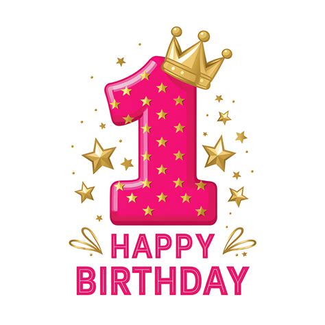 Free Download Happy 1st Birthday Princess