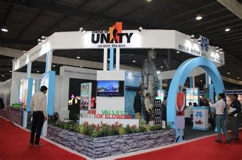Exhibition Stall Fabrication Service - Backdrop Exhibition Display ...