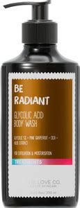 The Love Co. Be Radiant Glycolic Acid Body Wash - Body Wash For Women ...