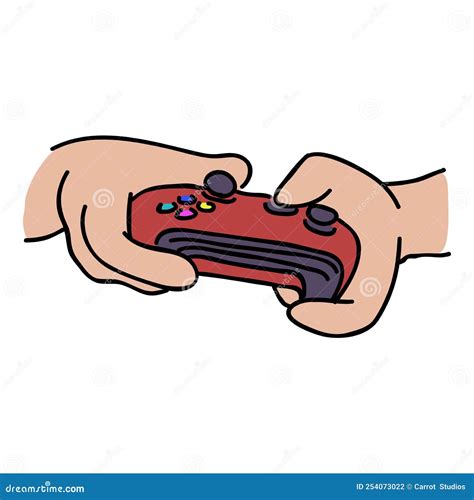 Playing Video Game Clip Art Stock Illustration - Illustration of ...