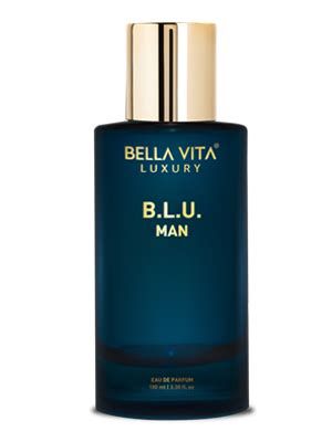 Buy Bella Vita Luxury B.L.U Man Eau De Parfum Perfume with Lemon, Black ...