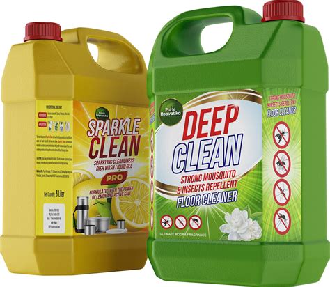 Parle Ropvatika Combo of SparkleClean Dishwash Liquid Gel Lemon 5 Liter ...