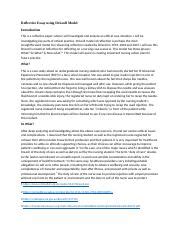 Driscoll's What Model Reflective Practice Example 的图像结果