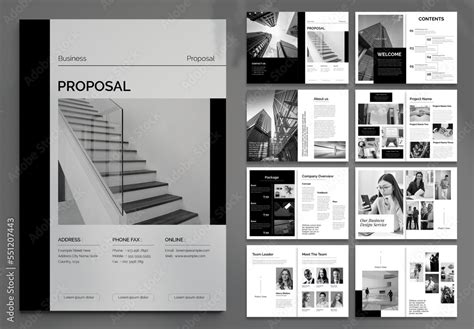 Business Proposal Layout Stock Template | Adobe Stock