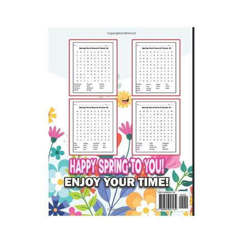 Season Of Blooming Spring Word Search: Amazing | Ubuy India