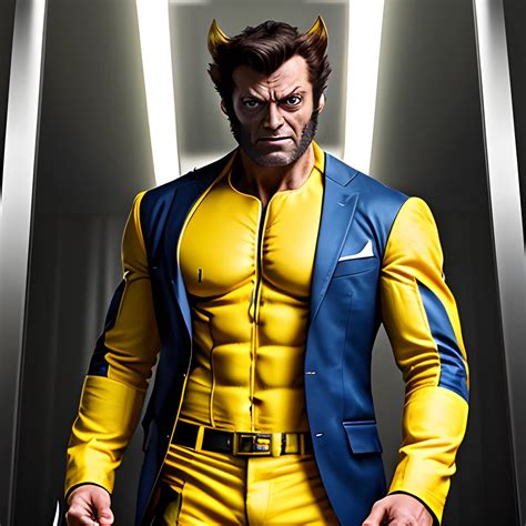 wolverine with his yellow suit - Arthub.ai