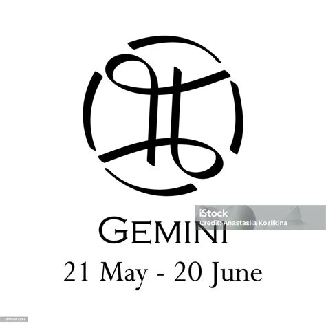 Gemini With Name And Dates Horoscope With 12 Zodiac Signs From May 21 ...