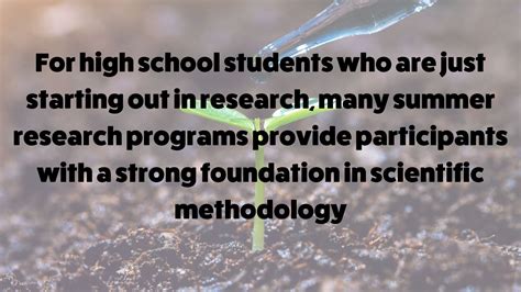 Summer Research Programs for High School Students — Inspirit AI