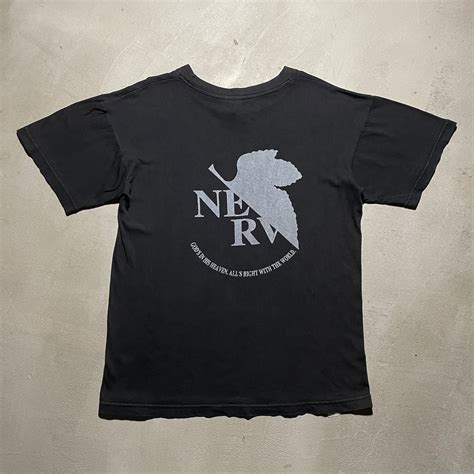 00s NERV Tシャツ エヴァンゲリオン Y2K アニメT | ZZYZX.inc