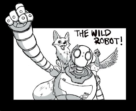 The Wild Robot Coloring Pages 3 Printable for Free Download