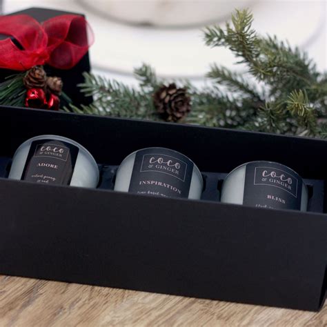 THE TRIO CANDLE Gift Box - Coco Ginger
