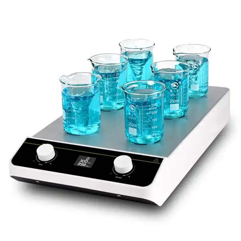 Multi Position Magnetic Stirrers- 6 Stirring Points (Model No. HVO-90 ...